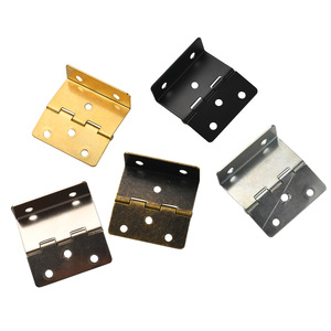 Charnière d'angle droite pour meubles, grande, 43 mm, en fer, à montage en surface, style industriel durable - Product Image 5