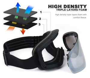 Motocross kính cao cấp có thể điều chỉnh và Stretchable <span class=keywords><strong>Jacquard</strong></span> Dây đeo đàn hồi hoàn hảo phù hợp với xe máy Mũ bảo hiểm - Product Image 2