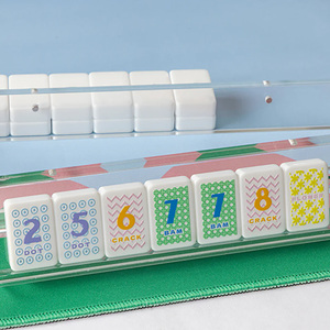 <b>Mahjong</b> Ocean Summer Holiday Themed Four-layer Acrylic High Quality <b>Mahjong</b> Large Size Tiles Leisure for Parties - Product Image 2