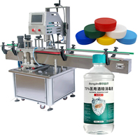 Machine de capsulage à quatre roues à vis entièrement automatique personnalisée/Machine de capsulage de bouteilles en PET pour bouteilles en verre