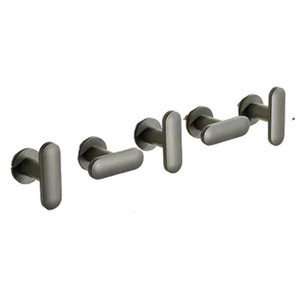 <b>Wall</b> <b>Hooks</b> Milky White Aluminum Alloy Modern Simple Design No Drilling Required Entryway Storage Rack - Product Image 5