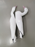 Décoy de chasse au canard en EVA pliable, canard blanc sauvage, en position debout