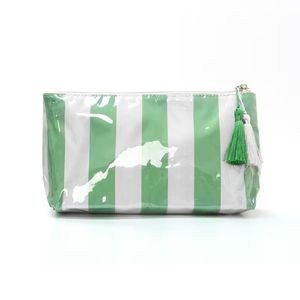 Bolsa de Cosméticos Portátil Impermeable de Alta Calidad con Diseño de Tablero de Ajedrez Colorido, con Borla y Cierre de Cremallera, de PVC, para Viaje - Product Image 3