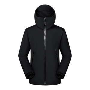 Chaqueta con capucha a prueba de viento para exteriores, unisex, de manga larga, con estampado artesanal en la cintura, para acampar, hacer senderismo y ropa de trabajo - Product Image 4