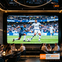 Écran LED d'intérieur populaire P1.25 / P1.53 / P1.86 / P2.0 / P2.5 – Mur vidéo couleur haute luminosité pour centres commerciaux et bars