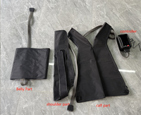 Masseur à compression séquentielle électrique portable COSMO à 12 chambres avec contrôle de la minuterie, équipement de récupération des pieds, des mollets et des jambes par aspiration, modèle