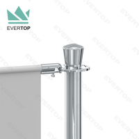 Barrière de bandérole coupe-vent Portable, pour café, bandérole coupe-vent TS-CB04