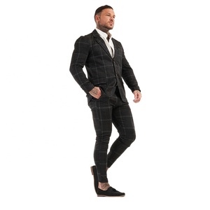 Nouvelle mode <span class=keywords><strong>au</strong></span>-<span class=keywords><strong>dessus</strong></span> des tailles manteaux <span class=keywords><strong>d</strong></span>'hiver pour hommes veste en tweed de mariage <span class=keywords><strong>costume</strong></span> formel <span class=keywords><strong>d</strong></span>'affaires - Product Image 4