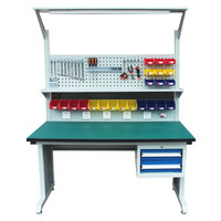 Mesa de Trabajo Antiestática Estándar Leenol para Reparación de Electrónica, Mesa de Relojero, Banco de Trabajo Industrial