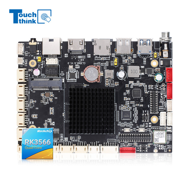 Quad Core A55 1.8GHz 4K Decode Gigabit Ethernet WiFi Embedded Board RK3566 Industrial Motherboard for Smart Home IOT Gateway