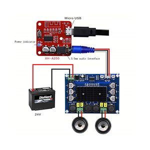 Módulo de placa decodificadora BT 5,0, receptor de, altavoz de Audio HD Mp3, transmisión de energía inalámbrica modificada - Product Image 6