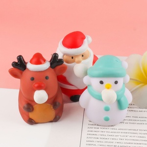 Christmas Blowing <b>Bubbles</b> Santa Cute Squeeze Fidget Toy Gift Box Soft Claus Snowman TPR Stress Relief Squeeze Toy Set for <b>Kids</b> - Product Image 5