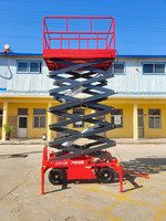 Plateforme élévatrice à ciseaux hydraulique avec une hauteur de levage de 9 m et une capacité de charge de 500 kg au prix d'usine
