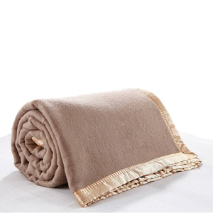 Khách sạn Lạc Đà màu be đa chức năng Bìa chăn cứu trợ lửa ngoài trời 100% Chăn len - Product Image 2