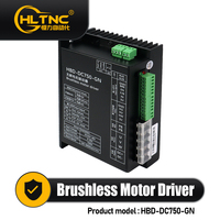 Controlador de Motor sin Escobillas HBD-DC750-GN de 750W, DC24V-48V 20A BLDC, con 485 PWM Hall para Impresora 3D, Máquina de Corte Textil CNC
