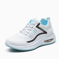 Chaussures de marche YGY pour l'été, le printemps et l'automne, à lacets, pour la danse carrée, avec empeigne en maille, semelle souple, respirantes, légères et amortissantes