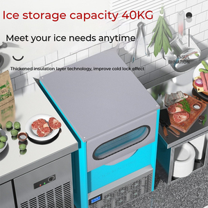 Vendita calda 120kg/giorno negozio di tè del latte commerciale, ristorante, supermercato, piccolo Pellet macchina del ghiaccio frantoio rapido - Product Image 4