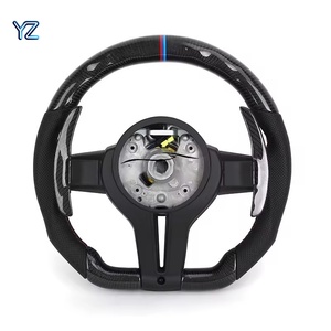 <span class=keywords><strong>Volante</strong></span> Deportivo Personalizado de Fibra de Carbono YZ para <span class=keywords><strong>BMW</strong></span> F10 F20 F21 F30 F32 F36 M3 F15 M5 F80 M4 F82 M2 F87 E70 E71 E90 X3 - Product Image 2