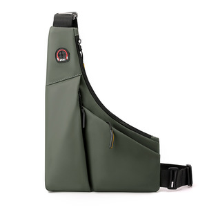Nouveau sac de poitrine pour homme, sac de voyage ajusté, antivol, sac bandoulière décontracté, léger, petit sac à bandoulière, sac de poitrine structuré - Product Image 1