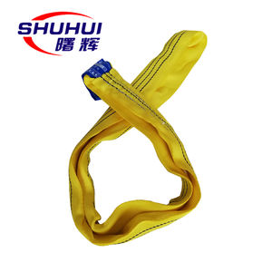 60 tonnes 4m ceinture <span class=keywords><strong>de</strong></span> levage polyester industriel grue ascenseur sangle élingue - Product Image 1