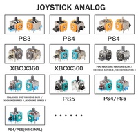 Nouveau contrôleur de jeu mince manette 3D pour PS3 Xboxes 360 Xbox One PS5 pièces de réparation de manette 3D matière plastique Compatible PC