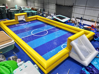 Savon gonflable personnalisé de bonne qualité Jeu de terrain de football Terrain de football à vendre Grand terrain de football gonflable extérieur à vendre