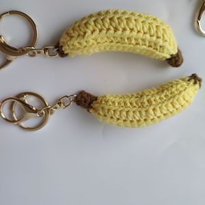 Fruits artisanaux au crochet : fraise, pastèque, cerise, <span class=keywords><strong>carotte</strong></span>, banane – Aliments simulés tricotés – Cadeaux de Saint-Valentin et de Noël - Product Image 6