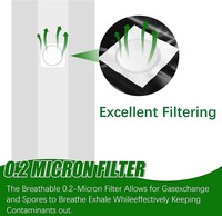 Grands sacs autoclavables en polypropylène de 6 mil pour substrat de champignons, sacs de culture de champignons avec patch filtrant respirant de 0,2 micron