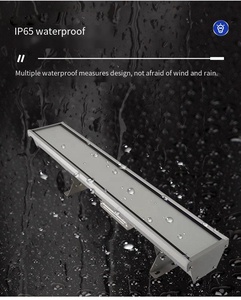إضاءة نفق LED مقاومة للماء IP65 بقوة 50 واط إلى 120 واط للأنفاق عالية السرعة، كشاف خطي طويل للاستخدام الخارجي وإضاءة المشاريع - Product Image 4