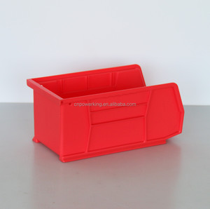 Powerking ถังพลาสติกเก็บของแบบวางซ้อนกันได้ทนทานสำหรับบ้านที่เก็บฮาร์ดแวร์และการจัดระเบียบ - Product Image 3