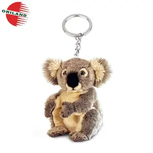 Chaveiro koala de pelúcia, atacado, chaveiro de urso de koala e animal de pelúcia