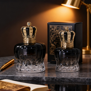 Envase <span class=keywords><strong>de</strong></span> <span class=keywords><strong>Perfume</strong></span> Hexagonal Redondo <span class=keywords><strong>de</strong></span> Alta Gama, Fondo Grueso, Cristal, Vacío, para Aromaterapia, para Hombres y Mujeres - Product Image 6