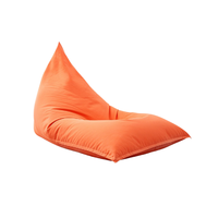 Sofá Moderno y Económico para Adultos, Sofá Tipo Puff de Lino y Vinilo, Silla Banana Extra Grande