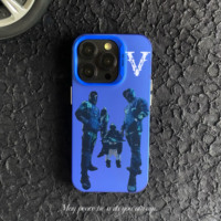 Coque de Téléphone Portable Rigide Vrunk Tendance en PC pour iPhone 7 8 Plus XS XR 11 12 13 Mini 14 15 16 Pro Max, Durable et Élégante