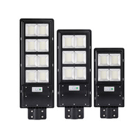 Lampadaire solaire LED IP65 tout-en-un, best-seller transfrontalier, pour éclairage extérieur, maison, cour rurale, avec capteur de mouvement et télécommande