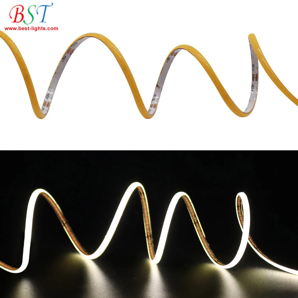 Super narow flexible LED Cob Strip Licht 3mm, 4mm, 5mm, 6mm, 8mm, 10mm warmweiß, rot blau grün 5V, 12V 24V CRI90 kein dunkler Fleck