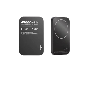 Power Bank Magnetico Personalizzabile Ultra-Sottile ad Alta Capacità 5000mAh/10000mAh in Lega di Alluminio, Caricatore Wireless 15W, Ricarica Rapida PD20W - Product Image 5