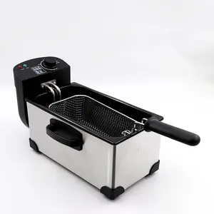 Fritöz ev küçük elektrik, fritöz ticari börek ve patates kızartma makinesi sabit sıcaklık fritöz/