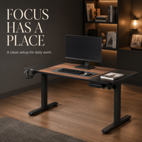 Table élévatrice AOR avec placage en bois massif motif pierre noire et mémoire de positionnement, plusieurs couleurs au choix, vente en gros usine