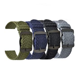 <span class=keywords><strong>Bracelet</strong></span> de <span class=keywords><strong>montre</strong></span> en nylon tissé et perlon de couleurs personnalisées en gros <span class=keywords><strong>14mm</strong></span> 16mm 18mm 20mm 22mm 24mm tailles 2 pièces <span class=keywords><strong>bracelet</strong></span> de <span class=keywords><strong>montre</strong></span> pour montres - Product Image 1
