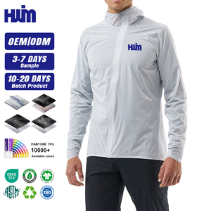 Veste coupe-vent pour homme, légère, personnalisée, imperméable, respirante, fabrication directe, vêtements pour homme, idéale pour la randonnée et le camping - Product Image 1