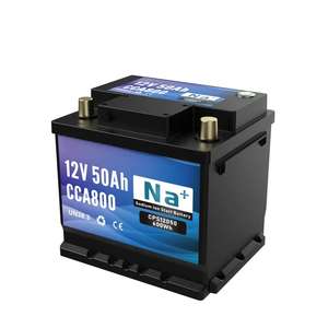 Batterie de voiture au sodium-ion 12V 50Ah à charge rapide 3C, charge rapide pour démarrage/arrêt et récupération d'énergie, OEM - Product Image 2