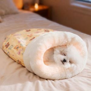 Premium Cotton Fleece Cartoon Pattern Luxury Pet Bed Pet <b>Mat</b> for Dogs and Cats with Arctic Fleece Material All Seasons Use - Product Image 3