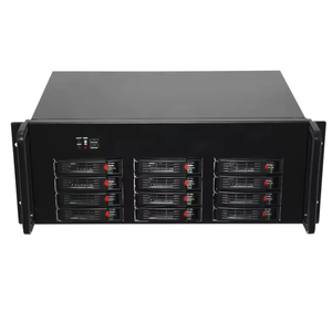 Chasis de Almacenamiento para Servidor NAS Industrial de 19 Pulgadas 4U, 12 Bahías con Ventilador, ATX, Plástico y Aluminio, Gran Capacidad de Respaldo de Datos, Servidor NAS de 19 Pulgadas C - Product Image 1