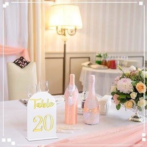 <span class=keywords><strong>Numéros</strong></span> <span class=keywords><strong>de</strong></span> <span class=keywords><strong>Table</strong></span> <span class=keywords><strong>de</strong></span> Mariage Décoration, Chiffres Acryliques Givrées en Arche pour Tables <span class=keywords><strong>de</strong></span> Mariage - Product Image 4