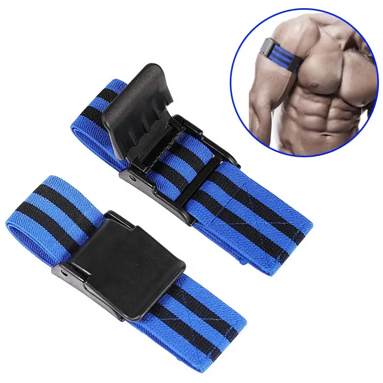 Bodybuilding Blood Flow Restriction BFR-Bänder für Arme Beine Gesäß Okklusion strain ing Schnellverschluss-Gummiband