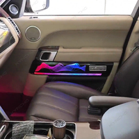 Pour Range Rover Vogue L405, éclairage ambiant LED pour voiture, symphonie de 64 couleurs, éclairage ambiant automobile, éclairage intérieur de voiture 12v