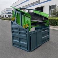 Machine de tamisage d'agrégats de sable SL-VS70, tamis vibrant à double étage pour la séparation du sable de rivière, du gravier, des roches et des pierres de carrière