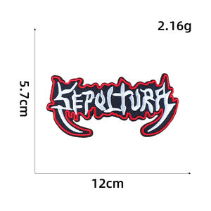 Nuevos Parches Bordados Termoadhesivos <span class=keywords><strong>de</strong></span> <span class=keywords><strong>Bandas</strong></span> <span class=keywords><strong>de</strong></span> <span class=keywords><strong>Rock</strong></span> <span class=keywords><strong>and</strong></span> <span class=keywords><strong>Roll</strong></span> Estilo Punk al Por Mayor para Chaquetas y Jeans - Product Image 3