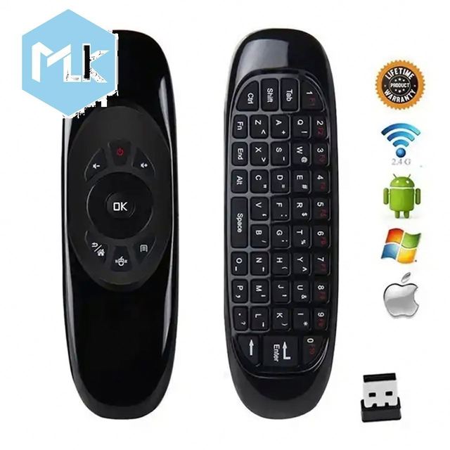 MLK C120 Air Mouse 2.4Ghz Remote Control Universal Mini Keyboard Fit for TV Box Computer
